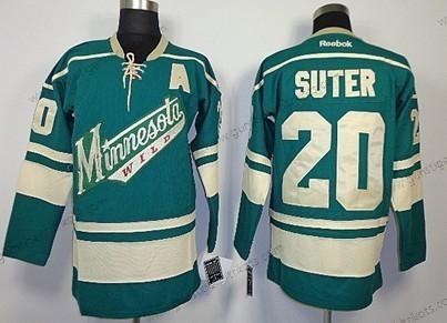 Herren Minnesota Wild #20 Ryan Suter Ausweichtrikot Trikots – Grün