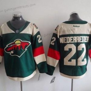 Herren Minnesota Wild #22 Nino Niederreiter Reebok 2016 Stadium Series Team Premier Trikots – Grün