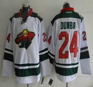 Herren Minnesota Wild #24 Matt Dumba Reebok Auswärtstrikots Premier Hockey Trikots – Weiß