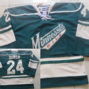 Herren Minnesota Wild #24 Matt Dumba Reebok ersatzweise Premier Trikots – Grün