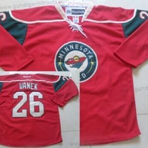 Herren Minnesota Wild #26 Thomas Vanek Trikots – Rot