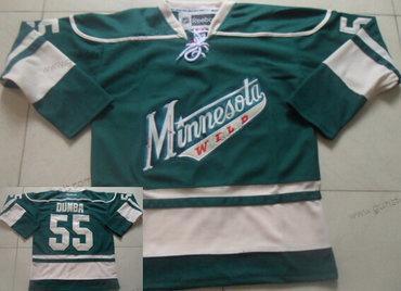 Herren Minnesota Wild #55 Matt Dumba Ausweichtrikot Trikots – Grün