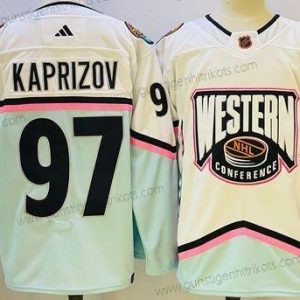 Herren Minnesota Wild #97 Kirill Kaprizov 2023 All Star Authentisch Trikots – Weiß