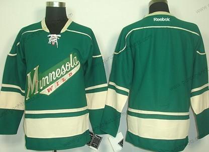 Herren Minnesota Wild Leer Ausweichtrikot Trikots – Grün