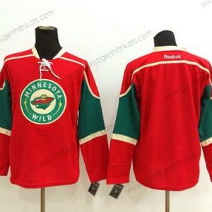 Herren Minnesota Wild Leer Trikots – Rot