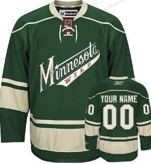 Herren Minnesota Wild Personalisiertes Trikots – Grün