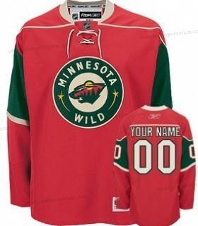 Herren Minnesota Wild Personalisiertes Trikots – Rot