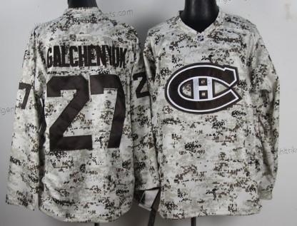 Herren Montreal Canadiens #27 Alex Galchenyuk Trikots – Weiß Tarnfarbe