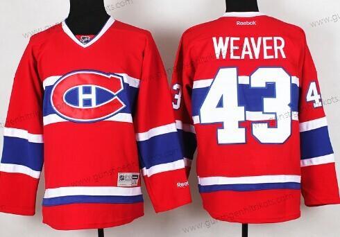 Herren Montreal Canadiens #43 Mike Weaver Ch Trikots – Rot