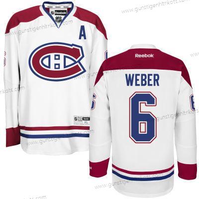 Herren Montreal Canadiens #6 Shea Weber Reebok Hockey Trikots – Weiß