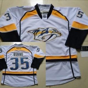 Herren Nashville Predators #35 Pekka Rinne Trikots – Weiß