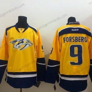 Herren Nashville Predators #9 Filip Forsberg Trikots – Gelb