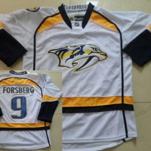 Herren Nashville Predators #9 Filip Forsberg Trikots – Weiß