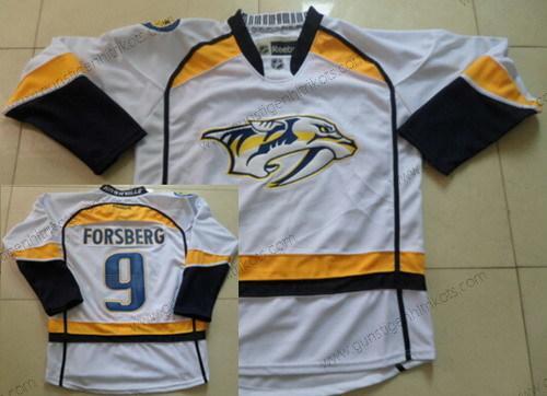 Herren Nashville Predators #9 Filip Forsberg Trikots – Weiß