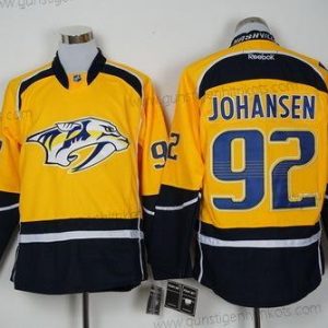 Herren Nashville Predators #92 Ryan Johansen Reebok Hockey Trikots – Gelb