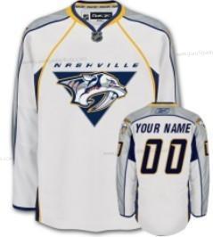 Herren Nashville Predators Personalisiertes Trikots – Weiß