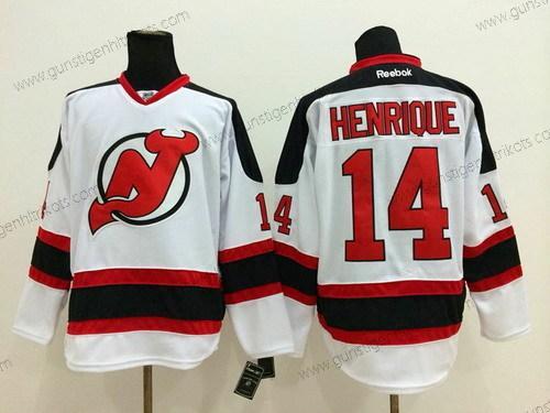 Herren New Jersey Devils #14 Adam Henrique Trikots – Weiß