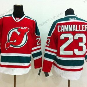 Herren New Jersey Devils #23 Michael Cammalleri With Trikots – Rot Grün