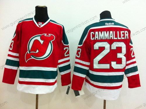 Herren New Jersey Devils #23 Michael Cammalleri With Trikots – Rot Grün