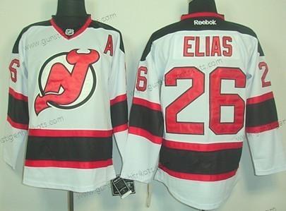 Herren New Jersey Devils #26 Patrik Elias Trikots – Weiß