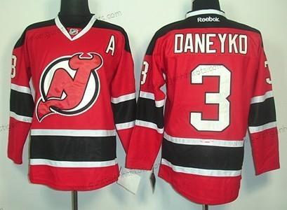 Herren New Jersey Devils #3 Ken Daneyko With Trikots – Rot Schwarz