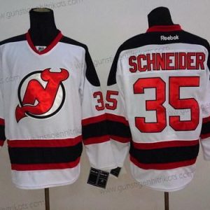 Herren New Jersey Devils #35 Cory Schneider Trikots – Weiß