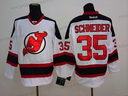 Herren New Jersey Devils #35 Cory Schneider Trikots – Weiß