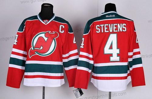 Herren New Jersey Devils #4 Scott Stevens With Trikots – Rot Grün