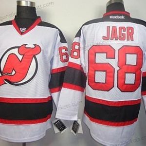 Herren New Jersey Devils #68 Jaromir Jagr Trikots – Weiß