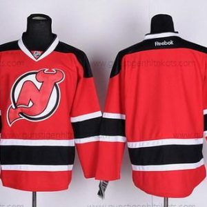 Herren New Jersey Devils Leer With Trikots – Rot Schwarz