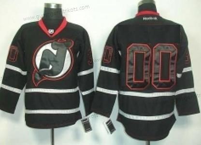 Herren New Jersey Devils Personalisiertes 2012 Ice Trikots – Schwarz