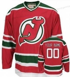 Herren New Jersey Devils Personalisiertes With Trikots – Rot Grün