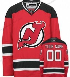 Herren New Jersey Devils Personalisiertes With Trikots – Rot Schwarz