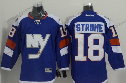 Herren New York Islanders #18 Ryan Strome 2014 Stadium Series Trikots – Blau