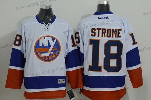 Herren New York Islanders #18 Ryan Strome Trikots – Weiß