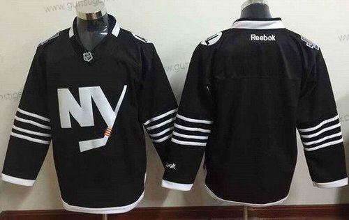 Herren New York Islanders Leer 2015 Reebok Premier ersatzweise Trikots – Schwarz