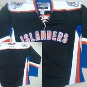 Herren New York Islanders Leer Ausweichtrikot Trikots – Schwarz