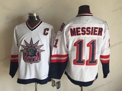 Herren New York Rangers #11 Mark Messier 1996-97 CCM Vintage Trikots – Weiß