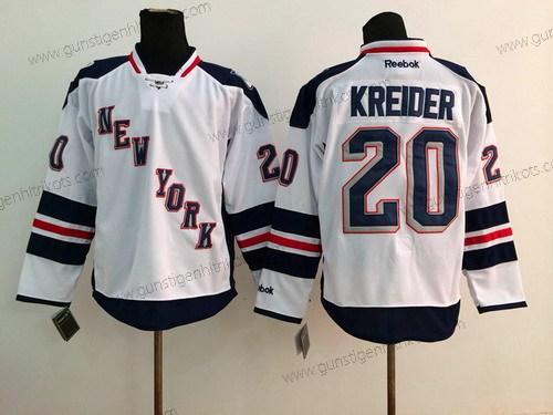 Herren New York Rangers #20 Chris Kreider 2014 Stadium Series Trikots – Weiß