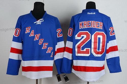 Herren New York Rangers #20 Chris Kreider Trikots – Blau