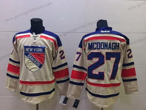 Herren New York Rangers #27 Ryan Mcdonagh 2012 Winter Klassisch Trikots – Creme