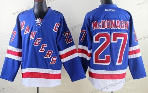 Herren New York Rangers #27 Ryan Mcdonagh Trikots – Blau