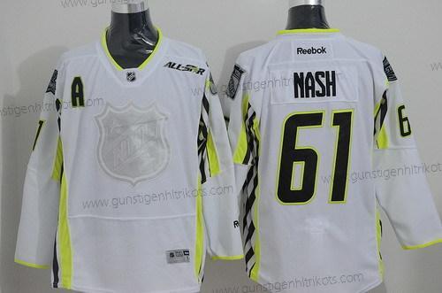 Herren New York Rangers #61 Rick Nash 2015 All-Stars Trikots – Weiß