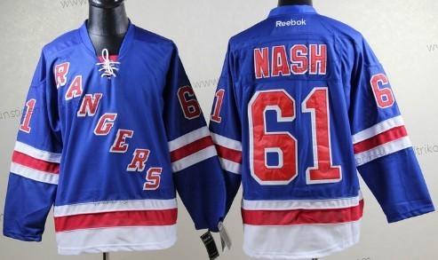 Herren New York Rangers #61 Rick Nash Trikots – Blau