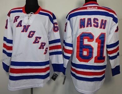 Herren New York Rangers #61 Rick Nash Trikots – Weiß