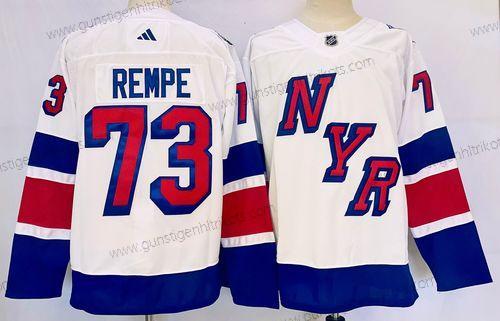 Herren New York Rangers #73 Matt Rempe 2024 Stadi – Weiß