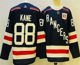 Herren New York Rangers #88 Patrick Kane 2018 Winter Klassisch Authentisch Trikots – Marineblau