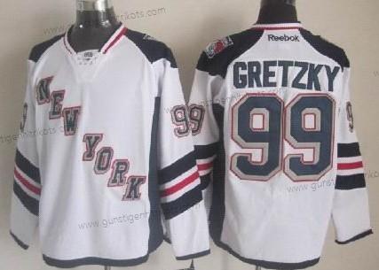 Herren New York Rangers #99 Wayne Gretzky 2014 Stadium Series Trikots – Weiß