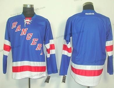 Herren New York Rangers Leer Trikots – Blau