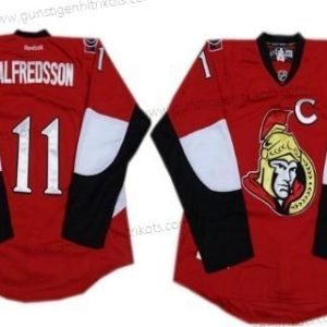 Herren Ottawa Senators #11 Daniel Alfredsson Trikots – Rot